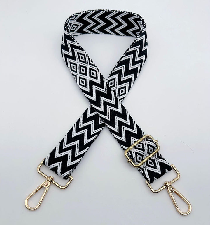 Adjustable Patterned Bag Strap