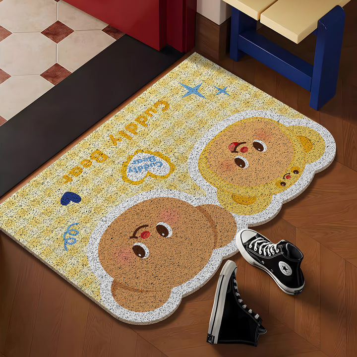 Cuddly Bear-Themed Indoor Area Mat Avarnia