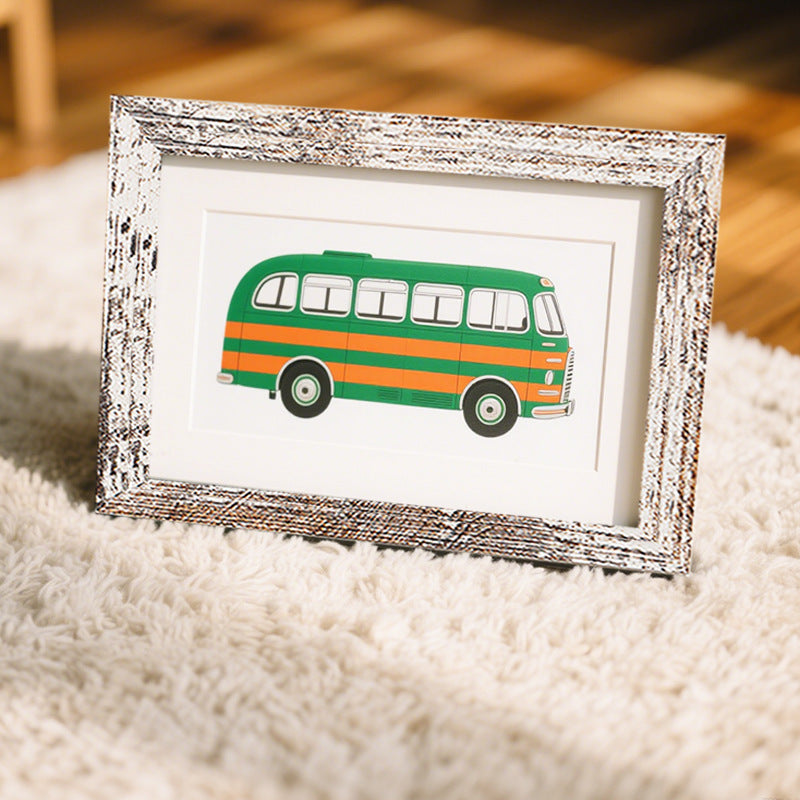 Vintage-Inspired Vehicle Wall Frame