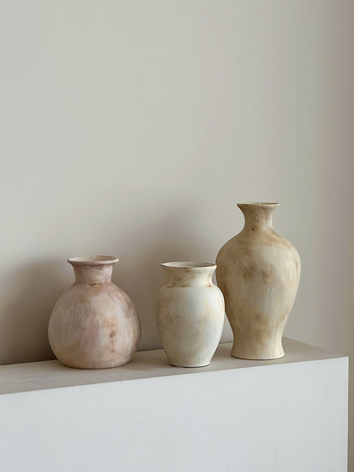 Handcrafted Modern Decorative Vase Set