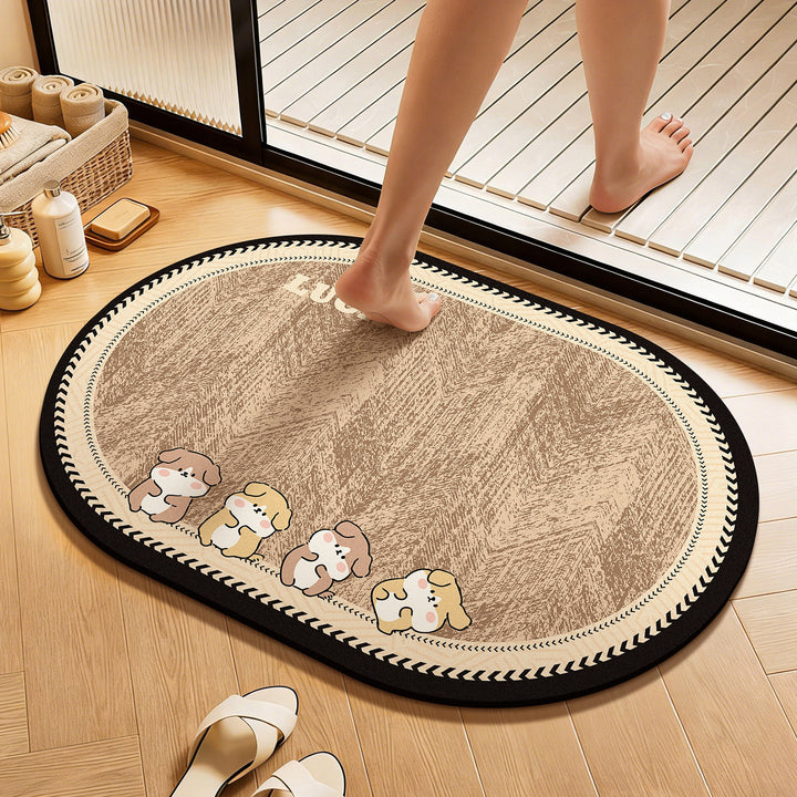 WoCute Cartoon Bath Mat