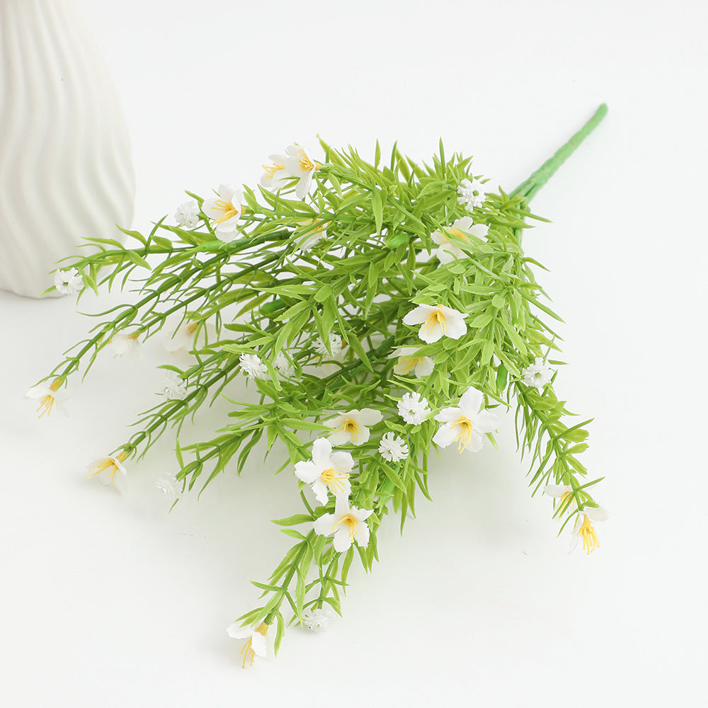 Artificial flower stem with fine blooms