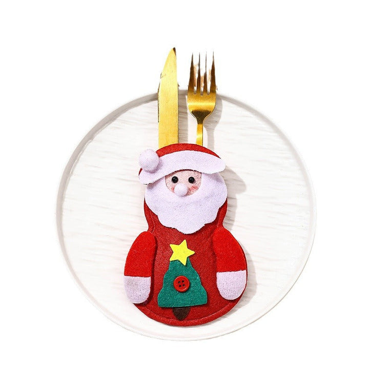 Funny Snowman Cutlery Holder