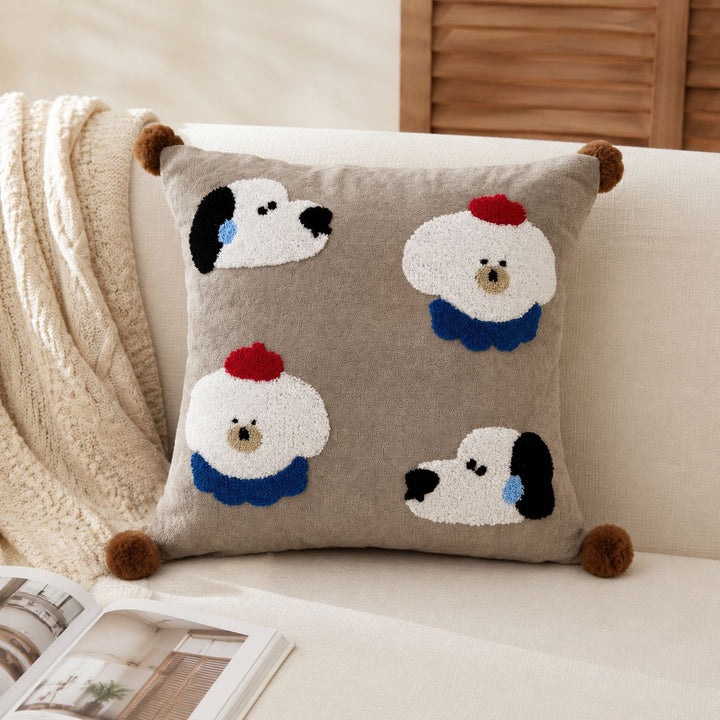 Decorative Pet-Themed Throw Pillow