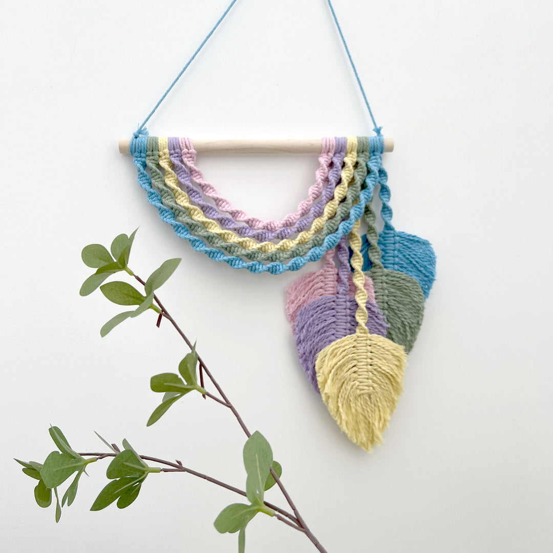 Macrame Leaf Wall Art Decor