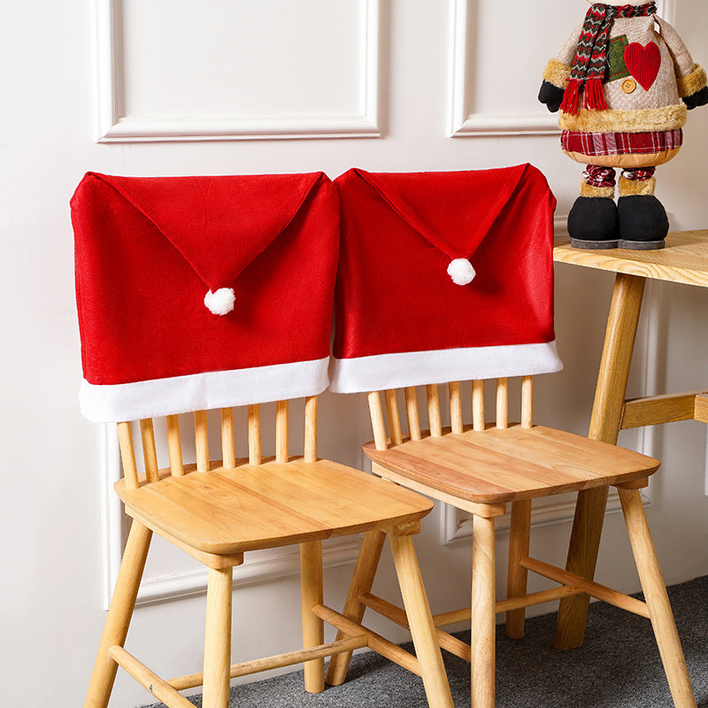 Festive chair cover with Christmas motif