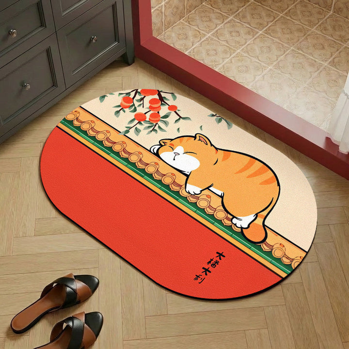 Artistic Abstract Themed Area Rug