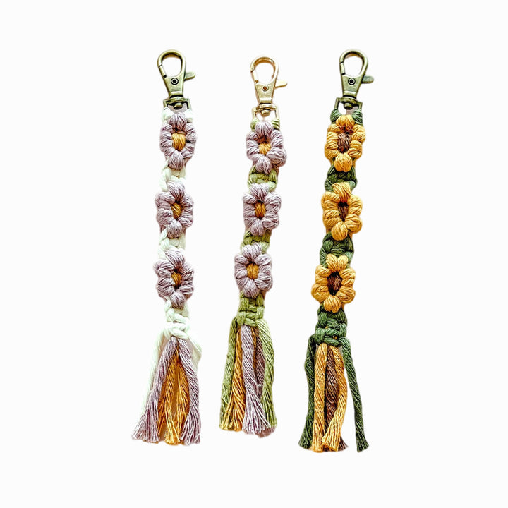 Macrame Tassel Keychain