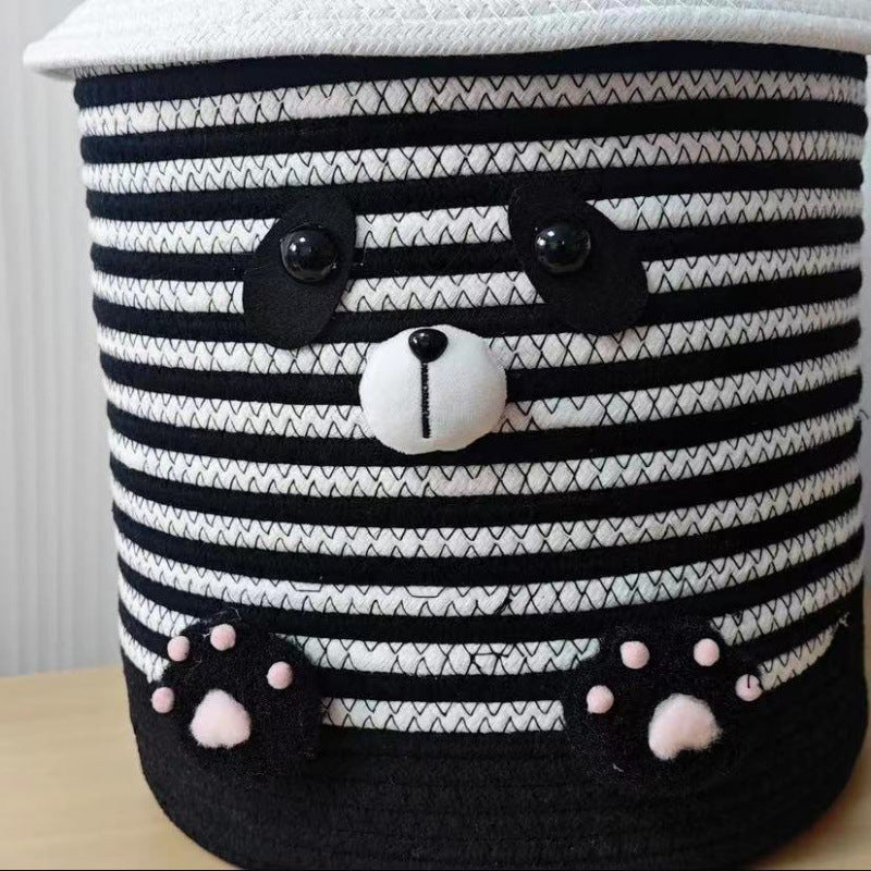 Funny Seat Pouf in Panda Design