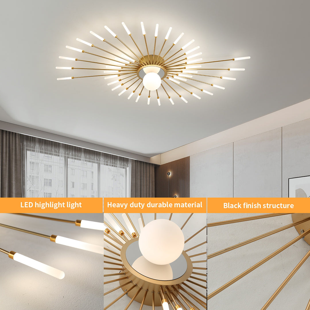 Star Explosion Ceiling Light