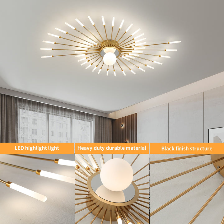 Star Explosion Ceiling Light