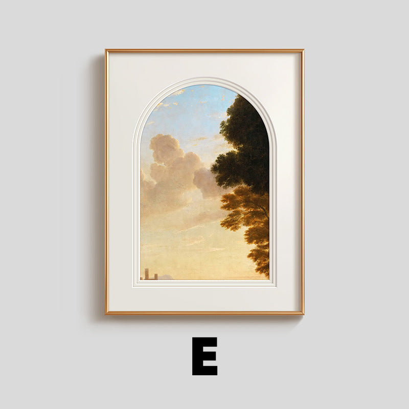 Aesthetic Framed Landscape Art Print