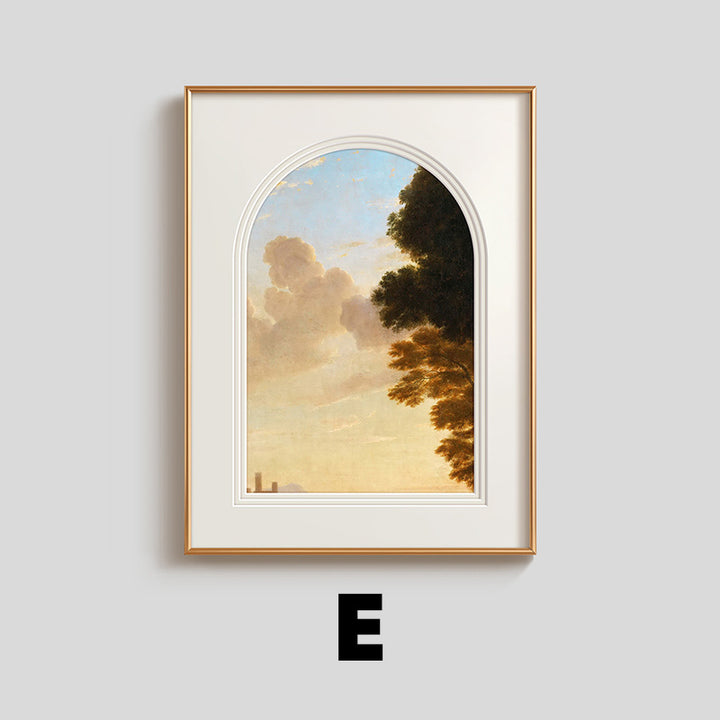 Aesthetic Framed Landscape Art Print