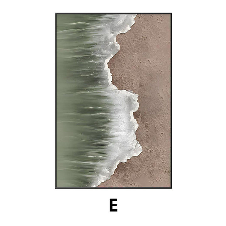 Coastal Beach Landscape Framed Wall Art