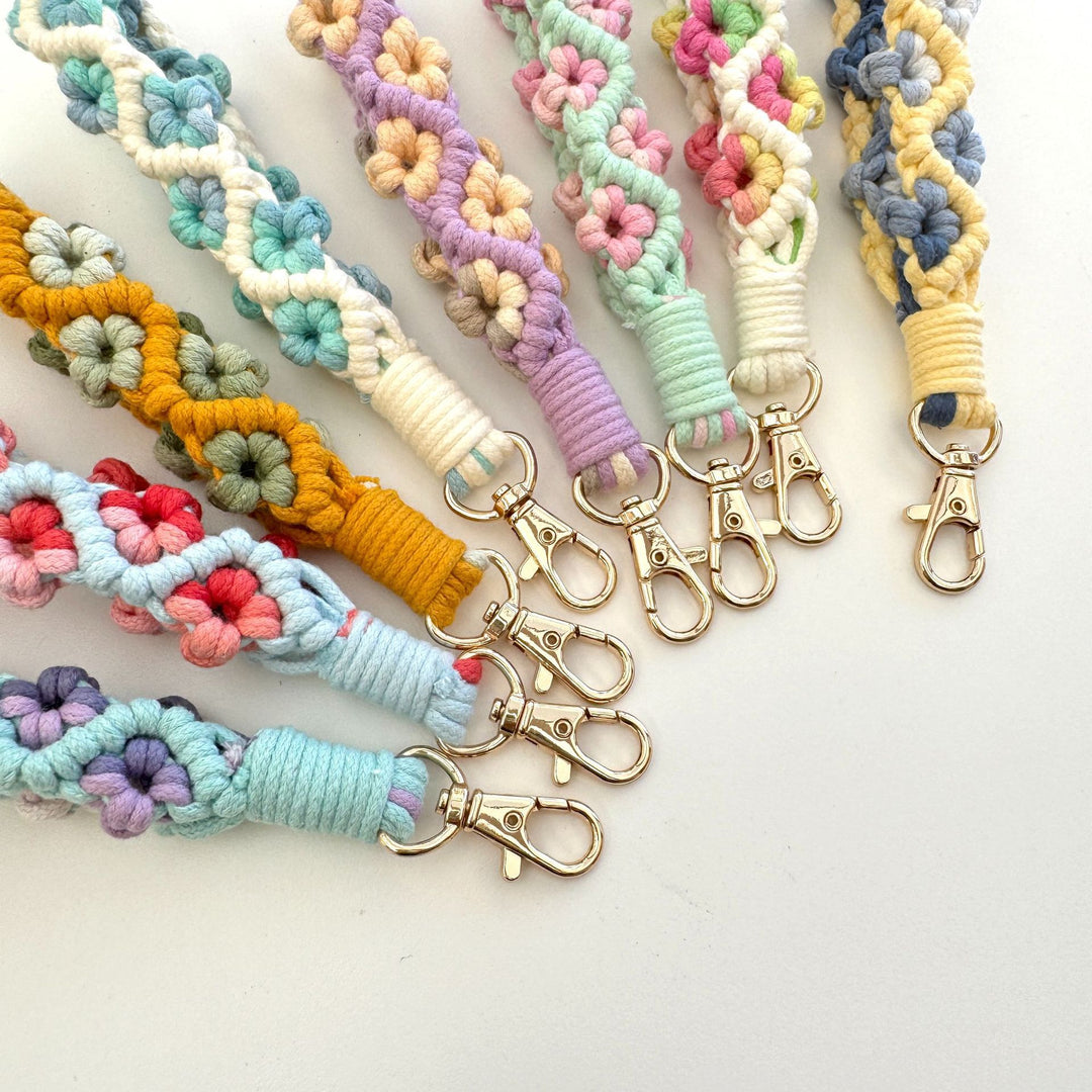 Decorative Macrame Keychain Strap