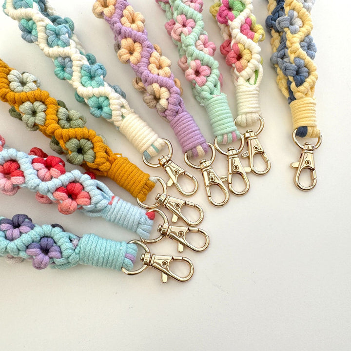 Decorative Macrame Keychain Strap