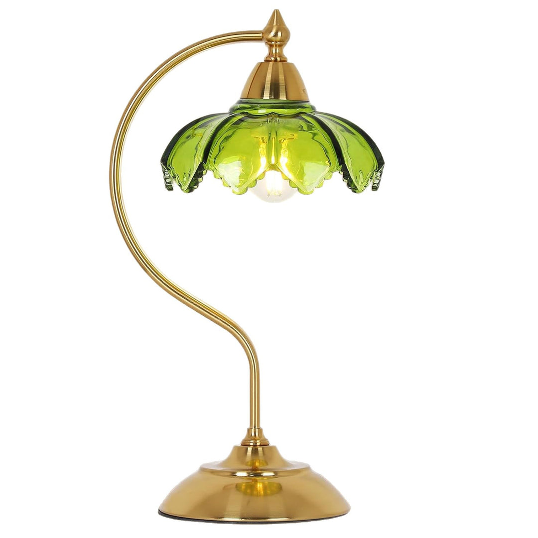 Artistic floral table lamp
