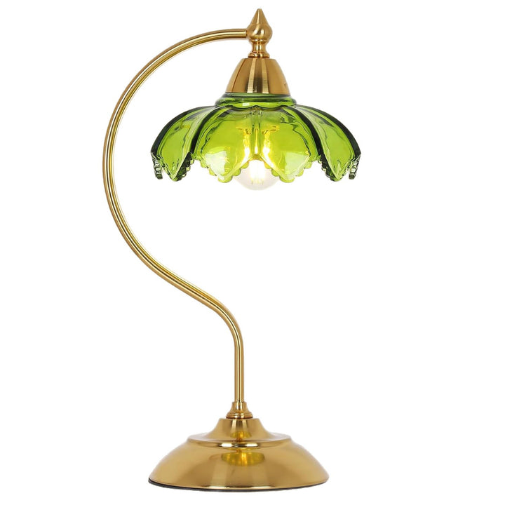 Artistic floral table lamp