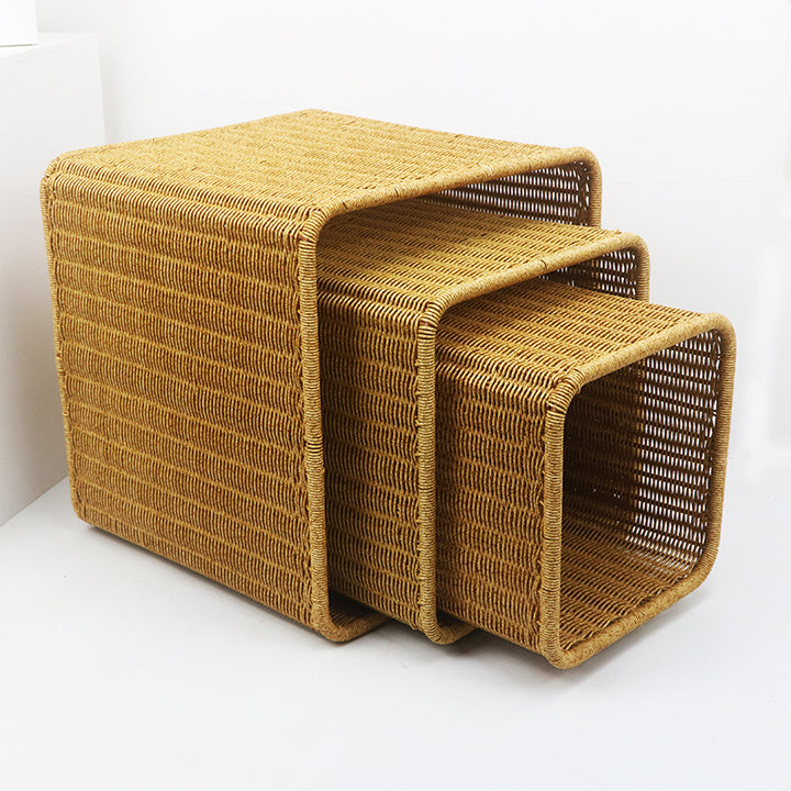 Handwoven storage basket