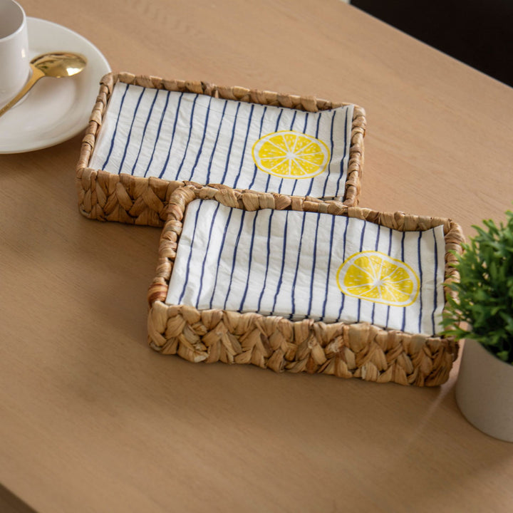 Handcrafted Woven Storage Cube