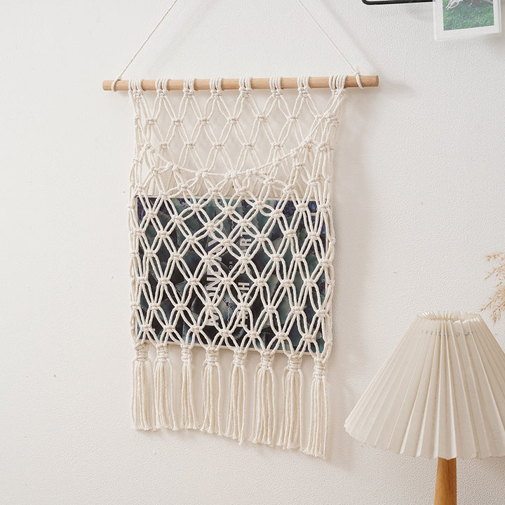 Bohemian Macrame Wall Hanging with Fringes