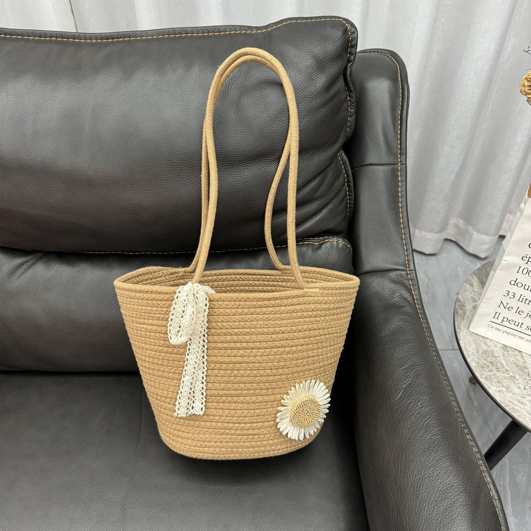 Trendy Straw Basket Bag