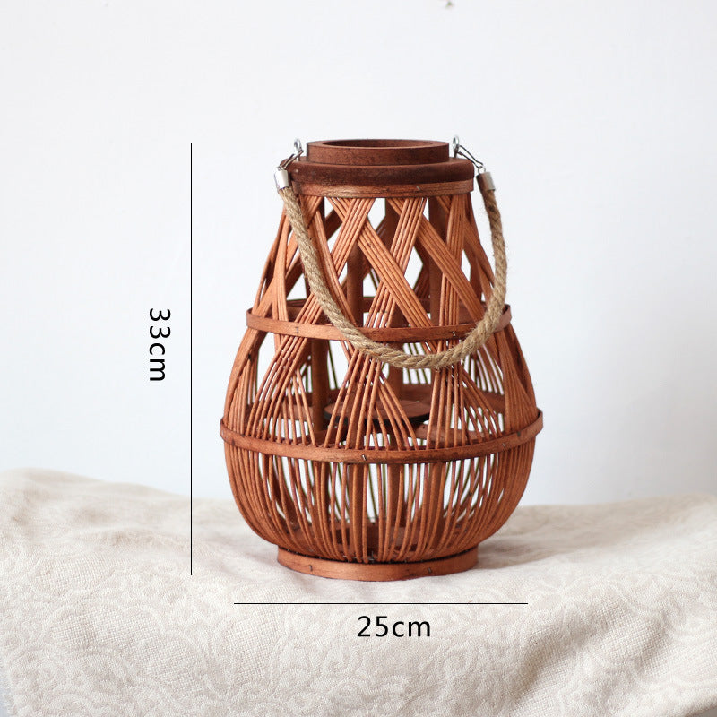 Handmade Rattan Lantern