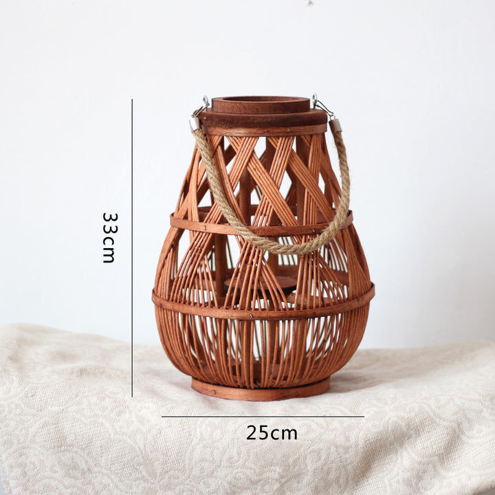 Handmade Rattan Lantern