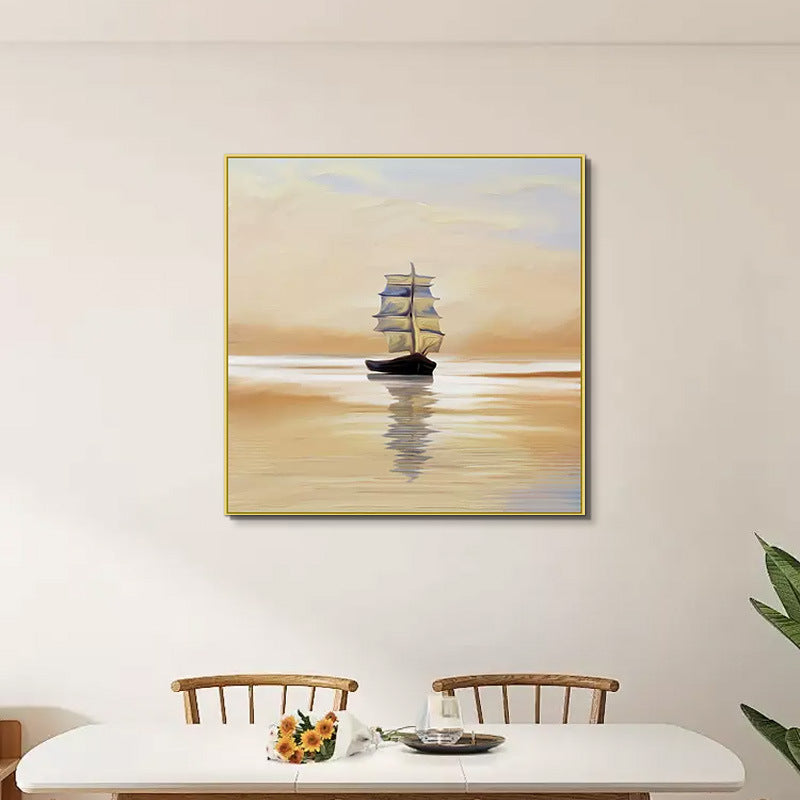 Coastal Sailboat Framed Wall Art