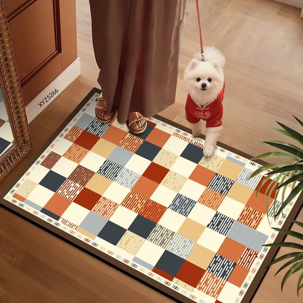Colorful Patterned Floor Mat