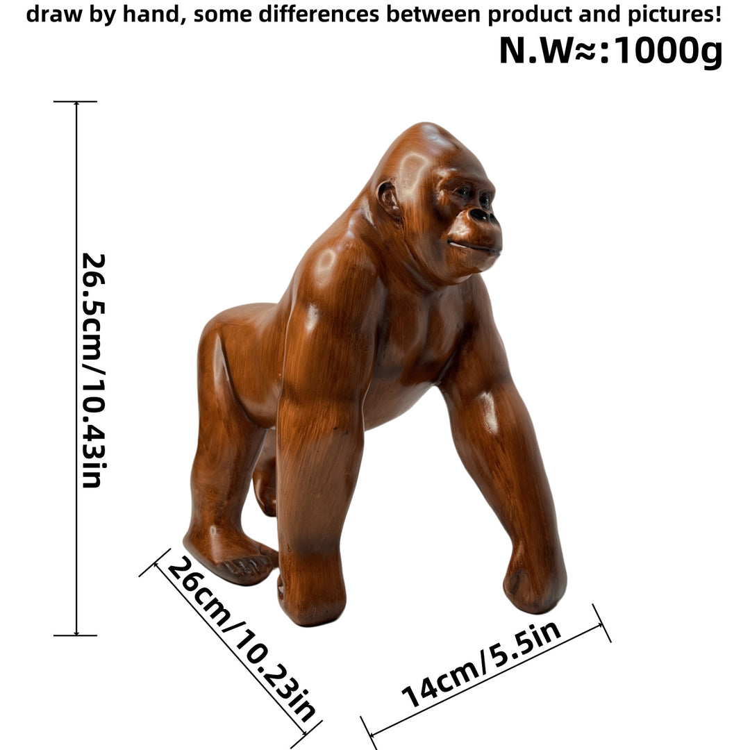 Artistic Gorilla Sculpture