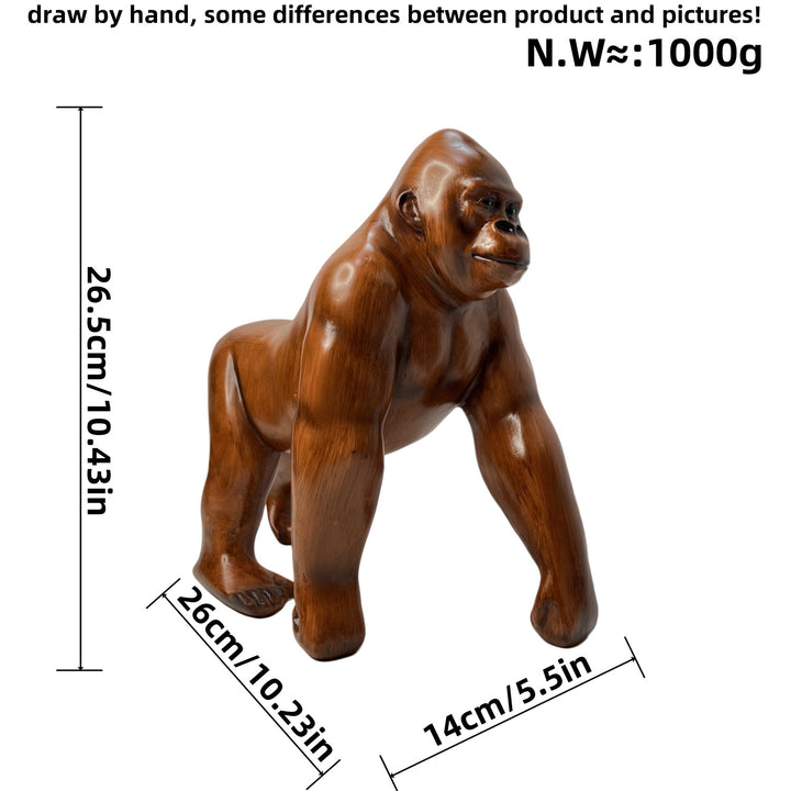 Artistic Gorilla Sculpture