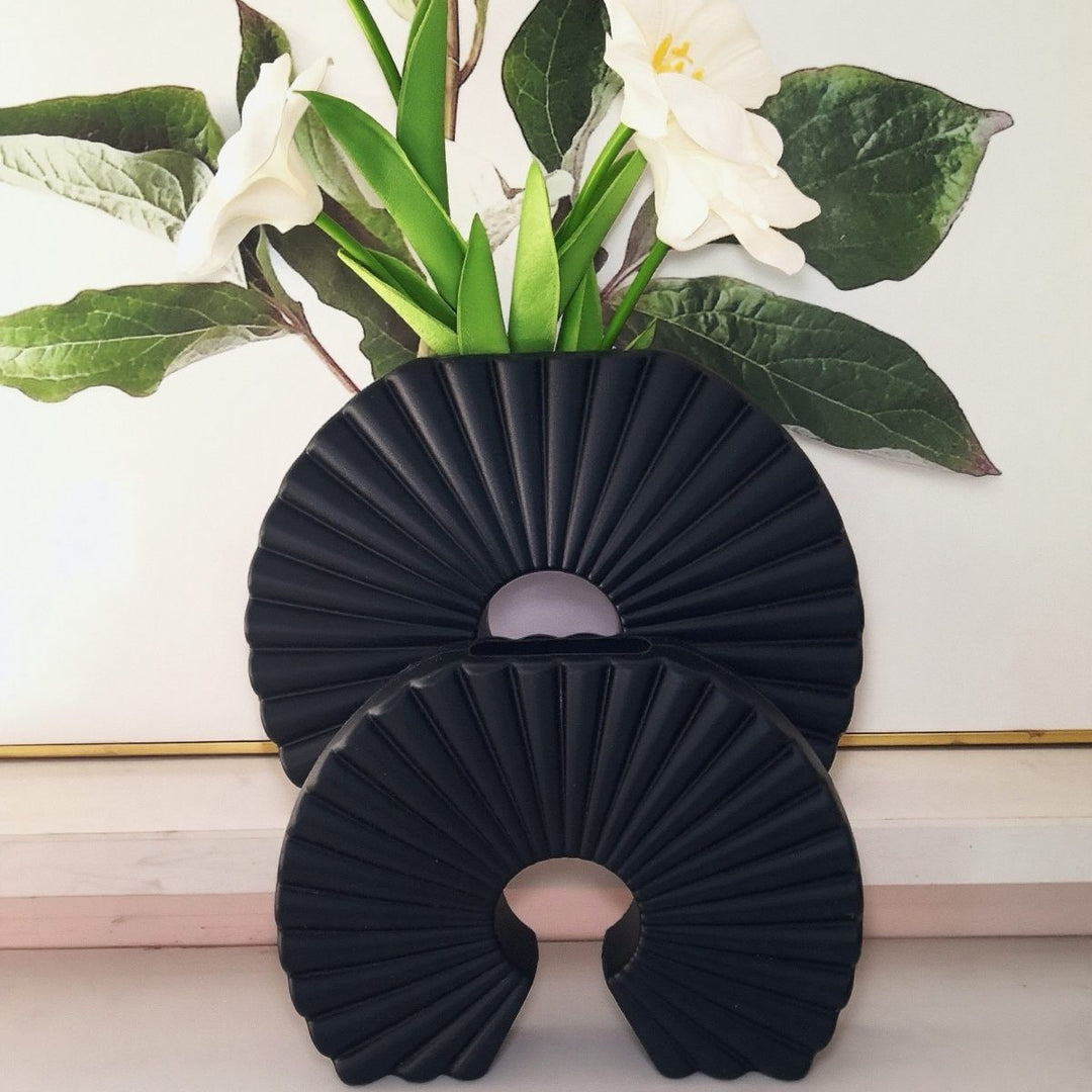 Decorative Fan-Shaped Sculpture