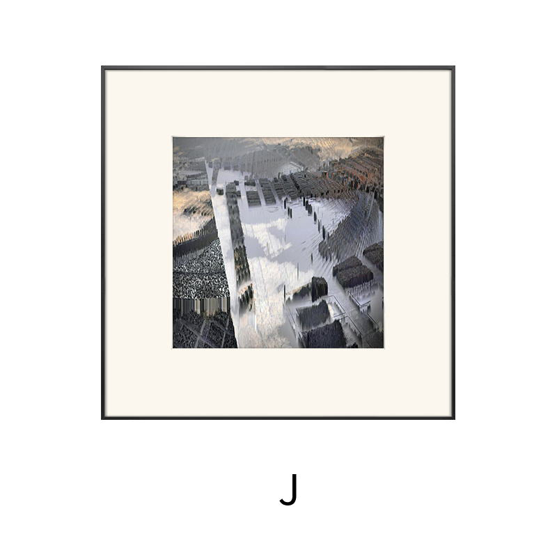 Framed Abstract Landscape Wall Art
