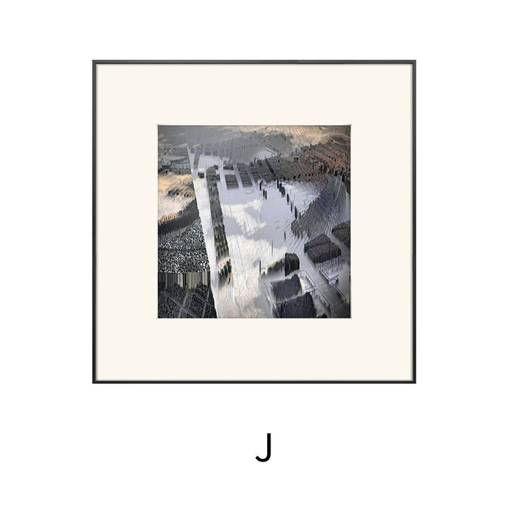 Framed Abstract Landscape Wall Art