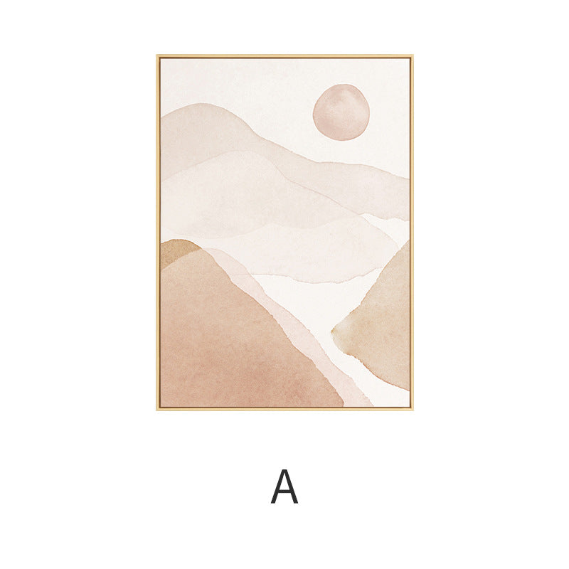 Framed Abstract Geometric Artwork