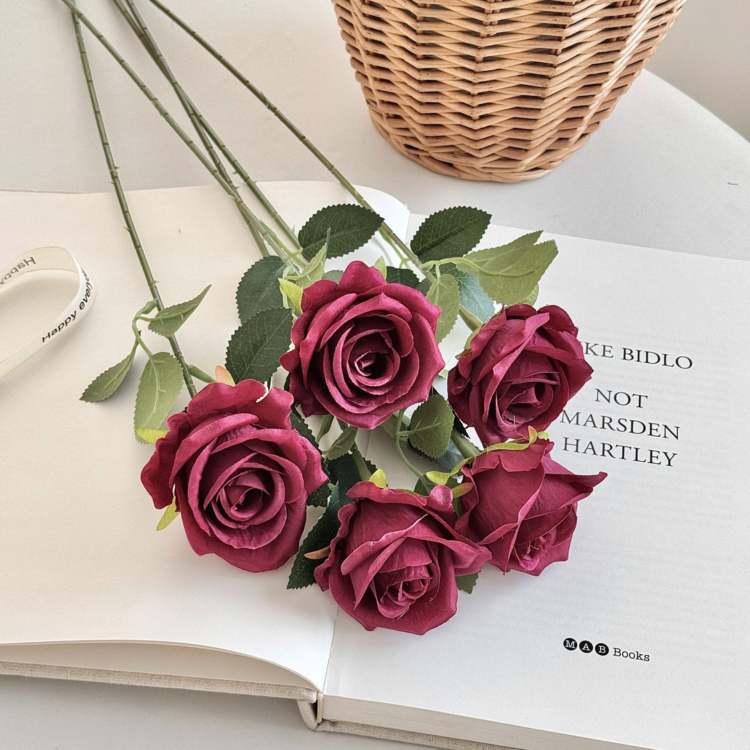 Premium Artificial Blue Rose Bouquet