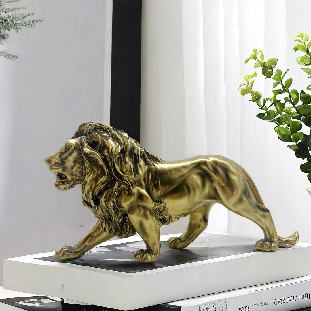 Decorative lion statue in modern style