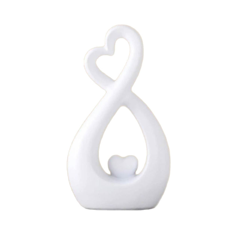 Infinity Heart-Shaped Sculpture