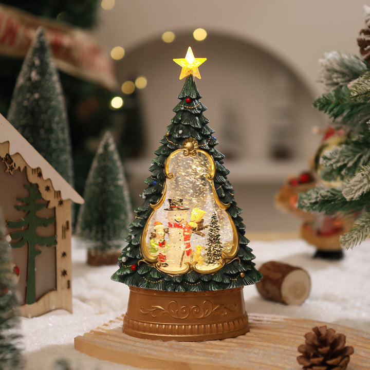 Glowing Christmas tree decoration