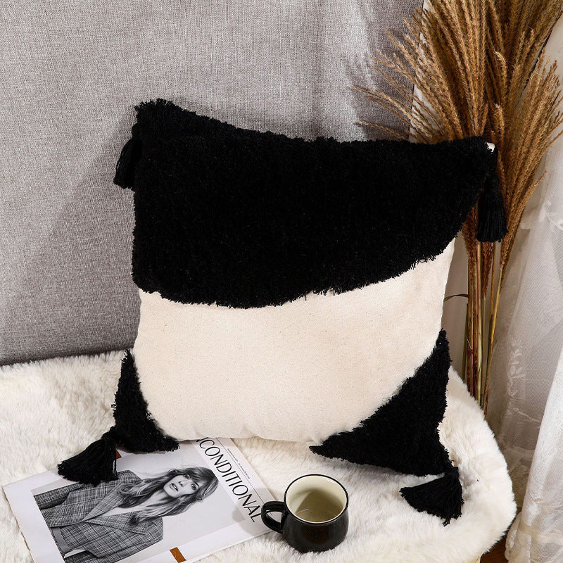 Textured Bohemian Decorative Throw Pillow