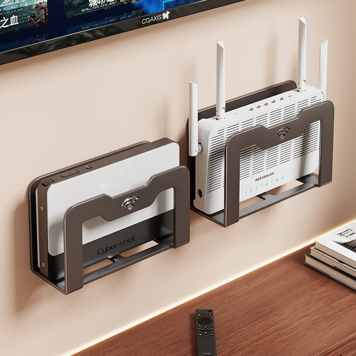 Wall-Mounted Router & Modem Organizer Bracket