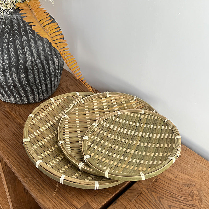 Decorative woven basket