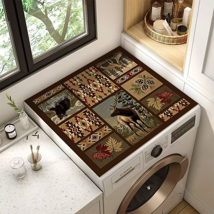 Wildlife-Themed Laundry Room Mat