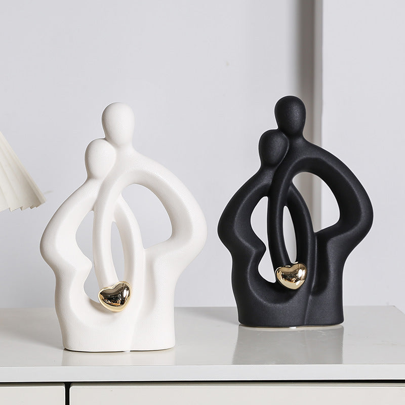 Artful love figure