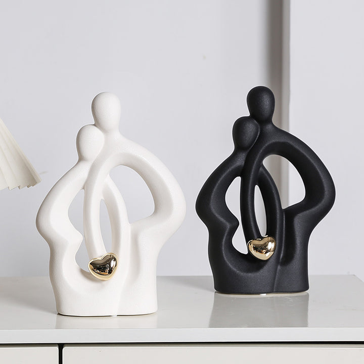 Artful love figure