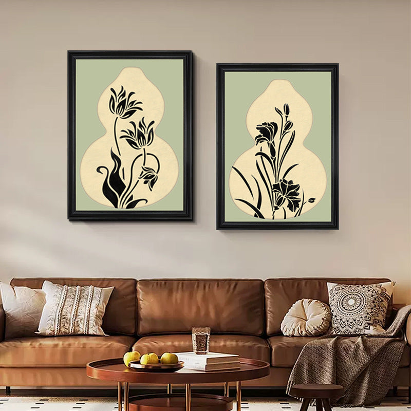 Decorative Framed Bird Silhouette Wall Art