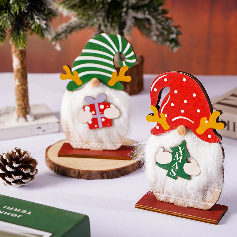 Santa Claus decorative figure in rustic design