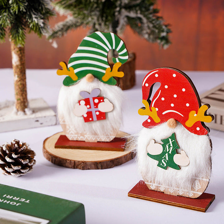 Santa Claus decorative figure in rustic design