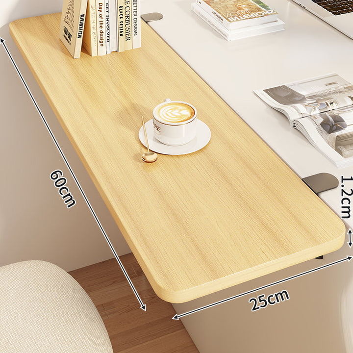 Compact Foldable Clip-On Desk-Edge Shelf